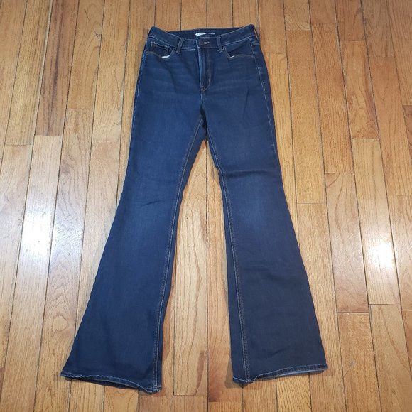 Old Navy Women's Extra High Rise Flare Jeans - Picture 1 of 4